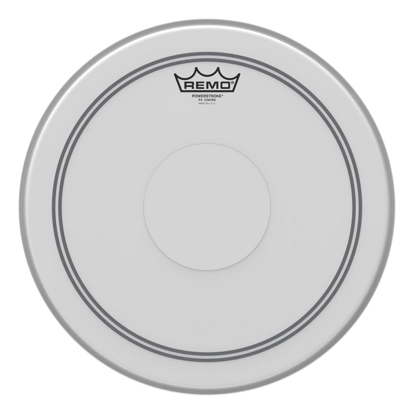 REMO POWERSTROKE 3, Coated, 13" , Clear Dot Top Side