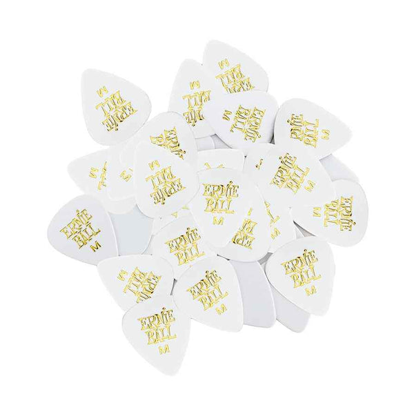 ERNIE BALL P09111 MEDIUM WHITE CELLULOSE PICKS