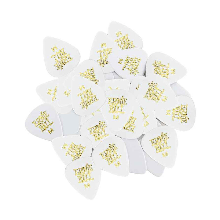 ERNIE BALL P09111 MEDIUM WHITE CELLULOSE PICKS