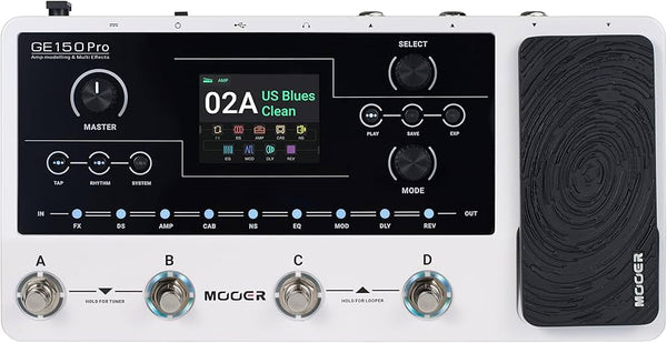 MOOER GE150 Pro Multi-Effect Pedal