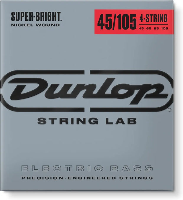 Dunlop 45-105 Super Bright Nickel Wound Bass Strings (DBSBN45105)