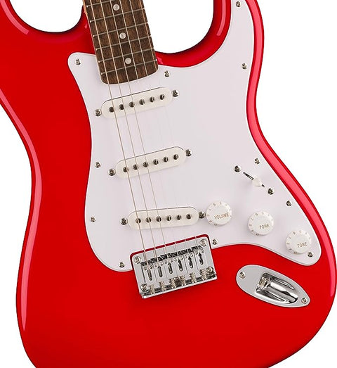 FENDER Sonic Stratocaster HT, Laurel Fingerboard, White Pickguard, Torino Red