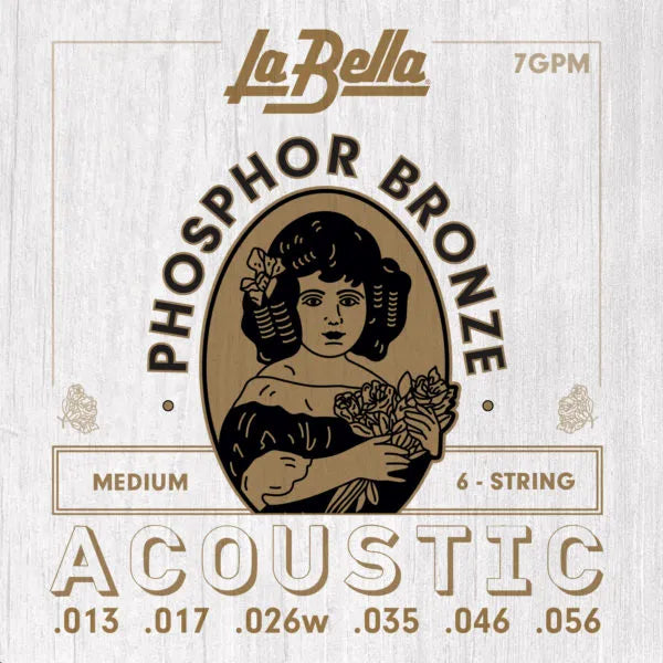 Labella 7GPM Phosphor Bronze – Medium 13-56 - Royal | Musiqi Alətləri mağazası