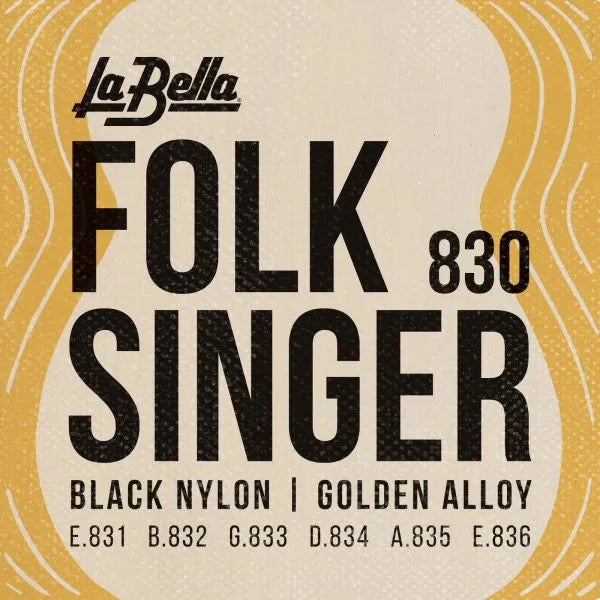 Labella 830 Folksinger – Black Nylon - Royal | Musiqi Alətləri mağazası