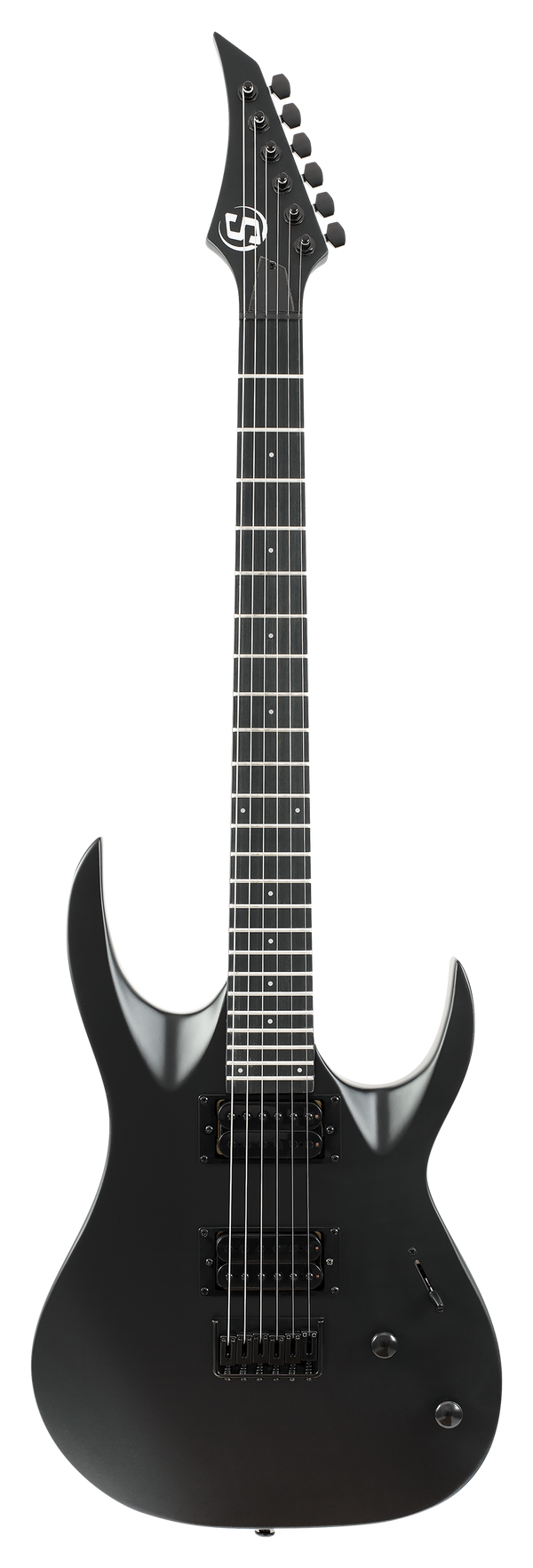 S by Solar AB4.6C El. Guitar (Carbon Black) RG Body shape
