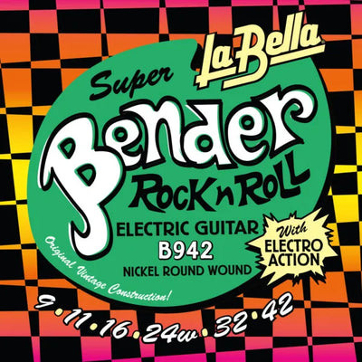 Bender B942 Super Bender Electric Guitar Strings 9-42