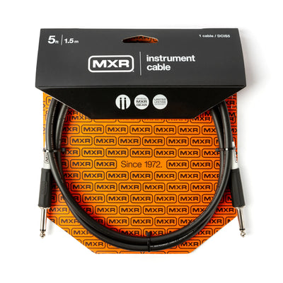 Dunlop MXR® 5 FT STANDARD INSTRUMENT CABLE - STRAIGHT / STRAIGHT DCIS05