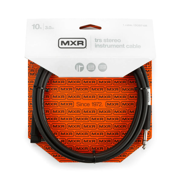 DUNLOP MXR® 10 FT TRS STEREO INSTRUMENT CABLE - RIGHT / STRAIGHT DCIST10R