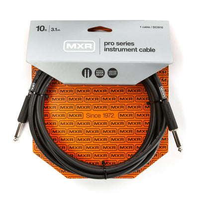 Dunlop MXR® 10 FT PRO SERIES INSTRUMENT CABLE - STRAIGHT / STRAIGHT