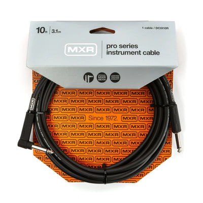 Dunlop MXR® 10 FT PRO SERIES INSTRUMENT CABLE - RIGHT / STRAIGHT DCIX10R