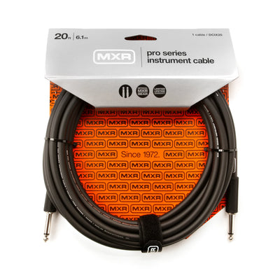 Dunlop MXR® 20 FT PRO SERIES INSTRUMENT CABLE - STRAIGHT / STRAIGHT DCIX20
