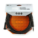 DUNLOP MXR® 20 FT PRO SERIES INSTRUMENT CABLE - RIGHT / STRAIGHT DCIX20R