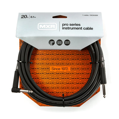 Dunlop MXR® 20 FT PRO SERIES INSTRUMENT CABLE - RIGHT / STRAIGHT DCIX20R