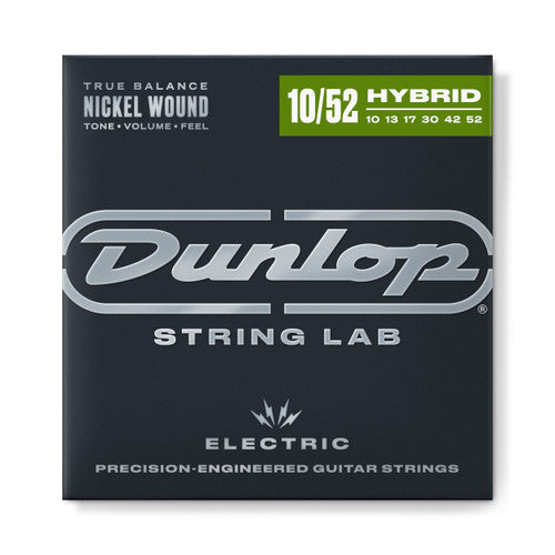 Dunlop DEN1052  NICKEL WOUND ELECTRIC GUITAR STRINGS 10-52