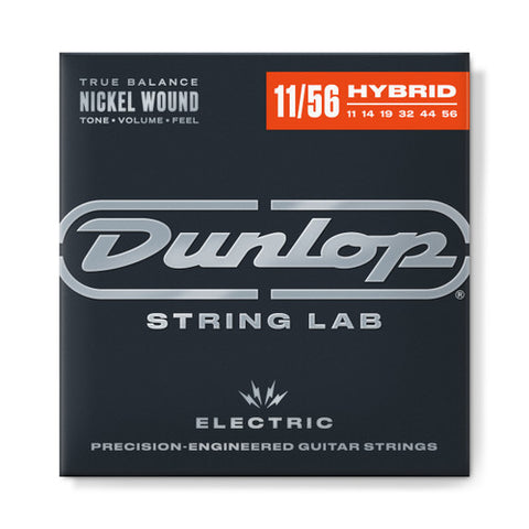 Dunlop DEN1156 NICKEL WOUND ELECTRIC GUITAR STRINGS 11-56