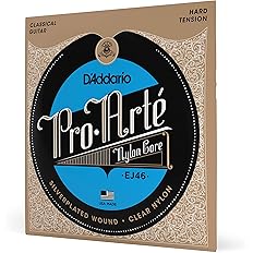 D'Addario EJ46 Pro-Arte Klassik Gitara simi