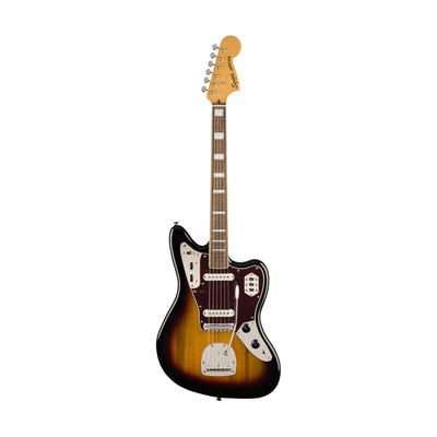 SQUIER Classic Vibe '70s Jaguar, Laurel Fing, 3-Color Sunburst