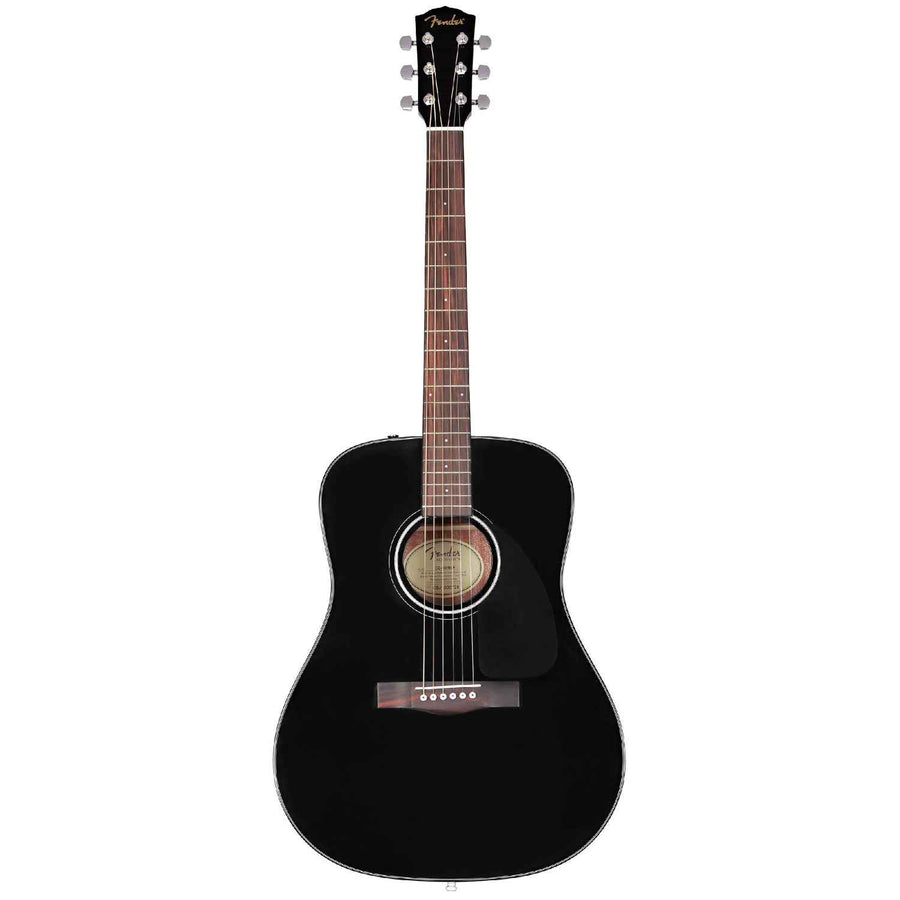FENDER CD-60 Dreadnought V3, Walnut Fing, Black--Royal | Musiqi Alətləri mağazası-Fender
