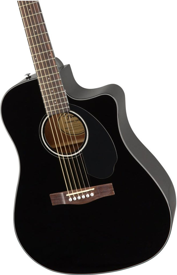 Fender CD-60SCE electro acoustic guitar (Black)
