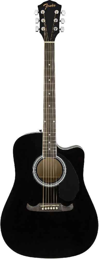 Fender FA-125CE Dreadnought, Walnut Fingerboard, Black