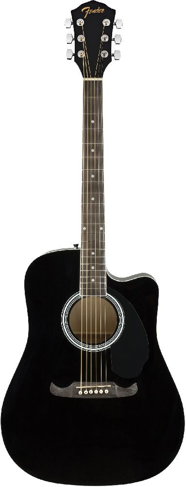 Fender FA-125CE Dreadnought, Walnut Fingerboard, Black

