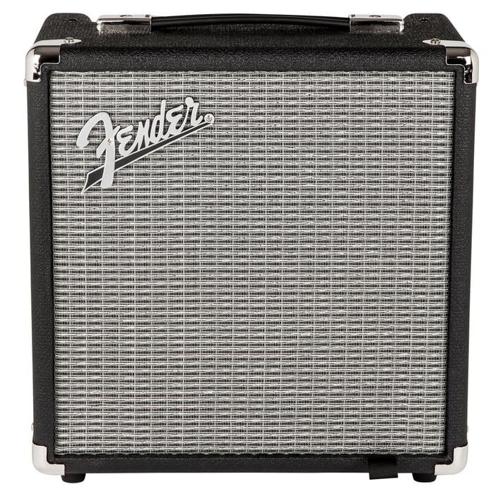 Fender Rumble 15 (V3) bass guitar combo (230V EUR, Black/Silver)