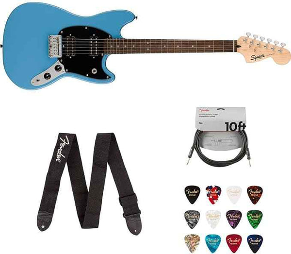 Fender Sonic Mustang HH LF electric guitar (California blue)