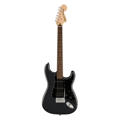 SQUIER Affinity Strat HSS Pack, Laurel Fing, Charcoal Frost Metallic