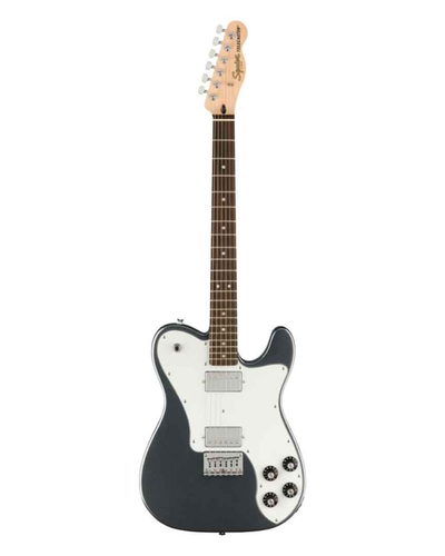 SQUIER Affinity Series Tele Deluxe, Laurel Fing, White Pickg, Charcoal Frost Metallic