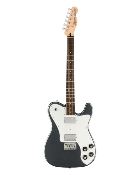 SQUIER Affinity Series Tele Deluxe, Laurel Fing, White Pickg, Charcoal Frost Metallic
