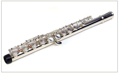 Smiger Silver Plated Flute with leather case WYFL-25