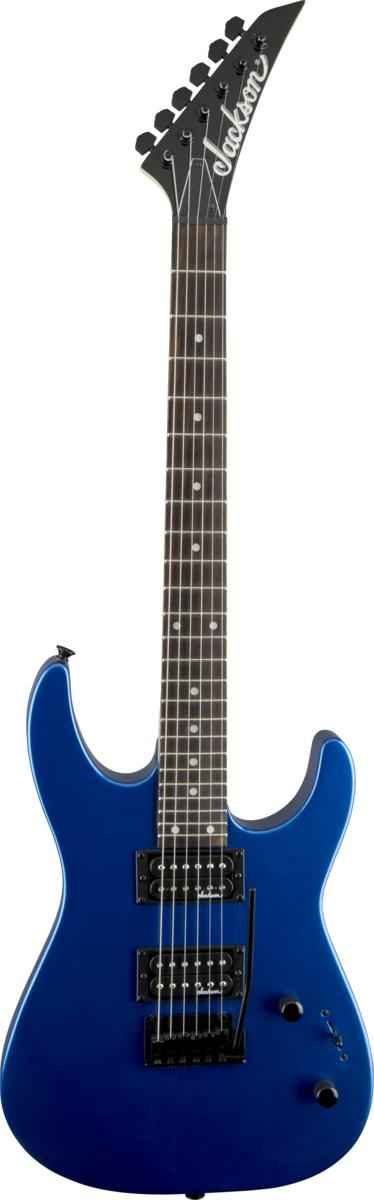 JACKSON JS Series Dinky™ JS12, накладка на гриф из амаранта, цвет Metallic Blue