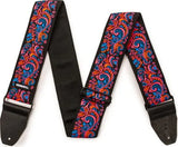 Dunlop JH28 Jimi Hendrix Blacklight Strap Love Drops Pink