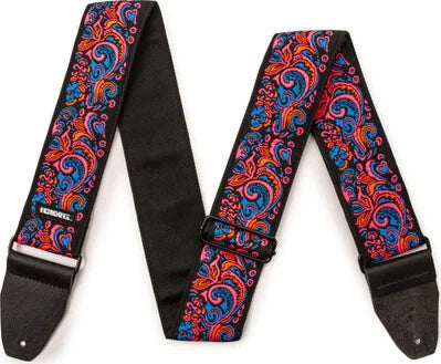 Dunlop JH28 Jimi Hendrix Blacklight Strap Love Drops Pink