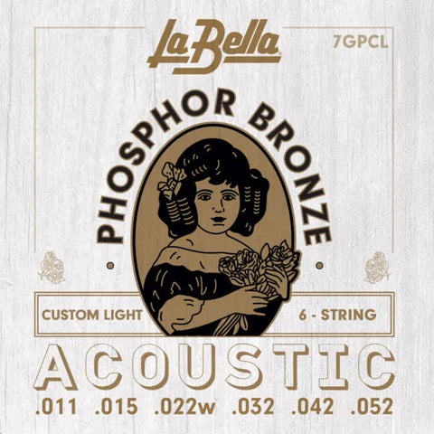 Labella 7GPCL Phosphor Bronze – Custom Light 11-52