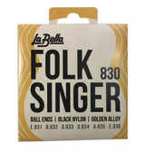 La Bella 830 Folksinger – Black Nylon
