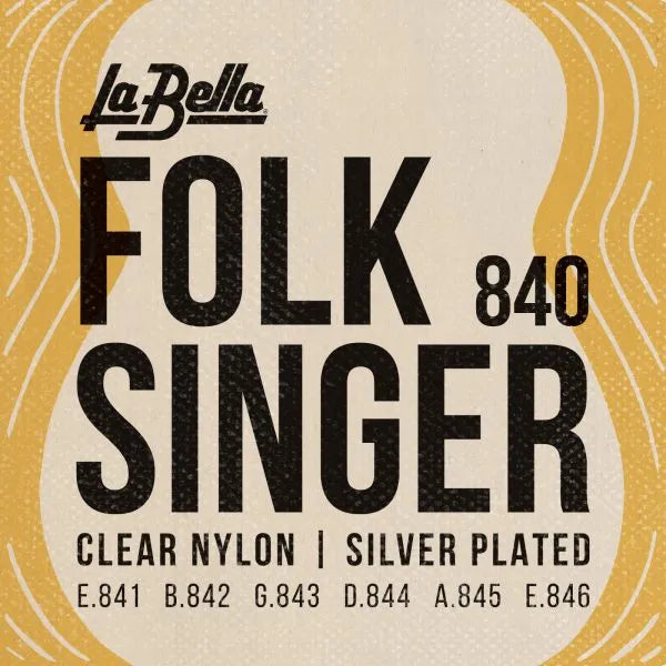 Labella 840 Folksinger – Clear Nylon