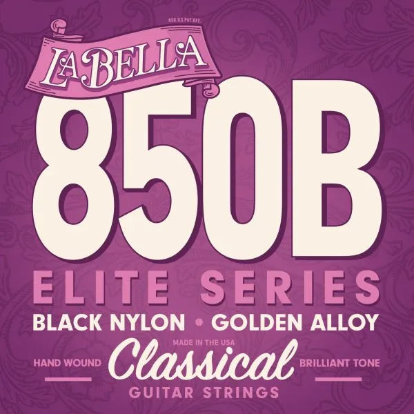 Labella 850B Elite – Black Nylon, Golden Alloy