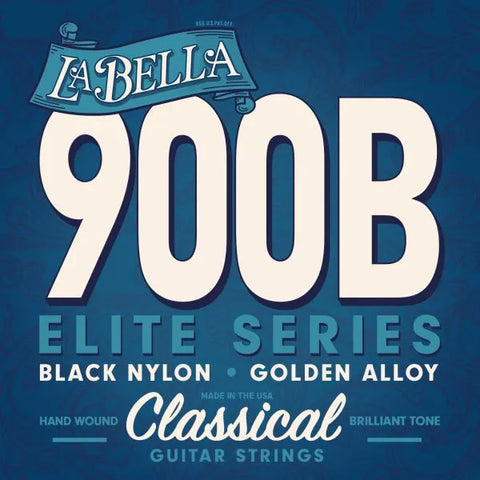 Labella 900-B Elite – Black Nylon, Polished Golden Alloy