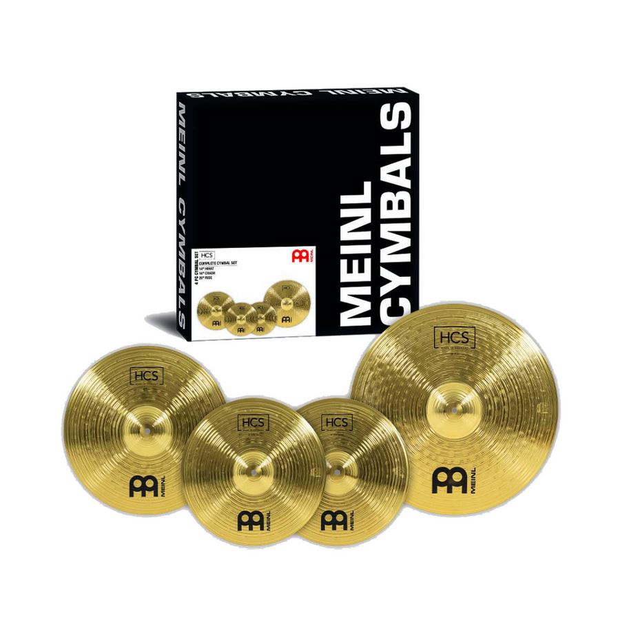 MEINL Cymbals HCS141620 HCS Cymbal Set (14" HiHat, 16" Crash, 20" Ride )