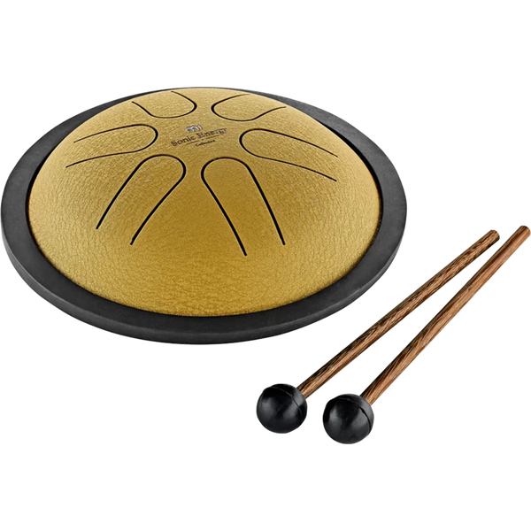 MEINL Sonic Energy MSTD3G Mini steel tongue drum (Gold, B Major)