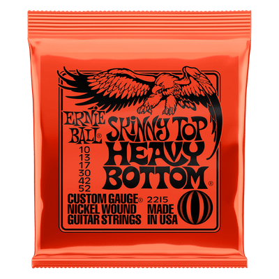 Ernie Ball - Skinny Top Heavy Bottom Slinky Nickel Wound Electric Guitar Strings 10-52 Gauge