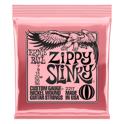 Ernie Ball - Zippy Slinky Nickel Wound Electric Guitar Strings 7-36 Gauge