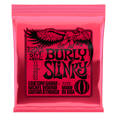 Ernie Ball - Burly Slinky Nickel Wound Electric Guitar Strings 11-52 Gauge