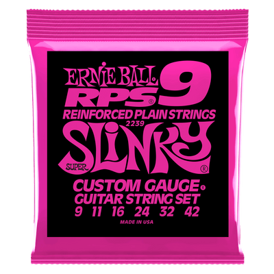 Ernie Ball RPS Super Slinky Electric Guitar Strings, 9-42
