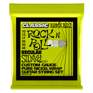 Ernie Ball Slinky Classic Rock n Roll Pure Nickel Wrap Electric Guitar Strings