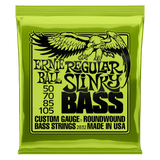 Ernie Ball - Regular Slinky Nickel Wound Electric Bass Strings 50-105 Gauge
