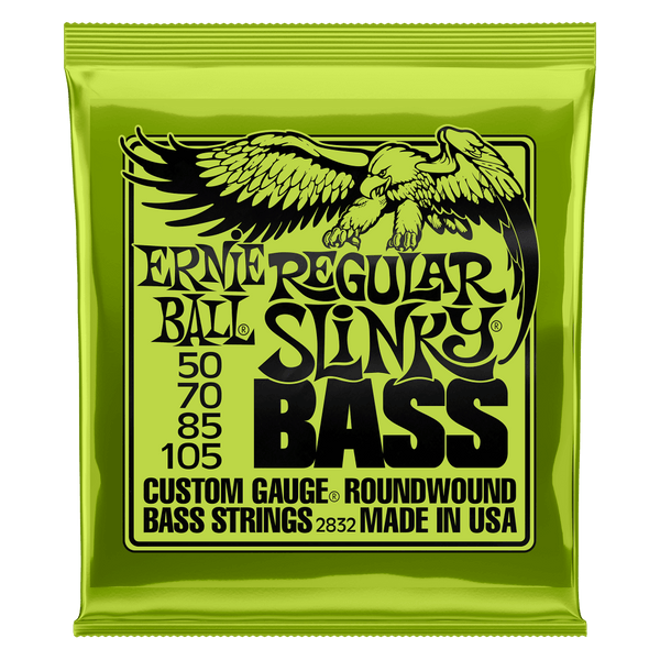 Ernie Ball - Regular Slinky Nickel Wound Electric Bass Strings 50-105 Gauge