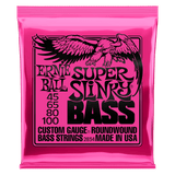 Ernie Ball - Super Slinky Nickel Wound Electric Bass Strings 45-100 Gauge