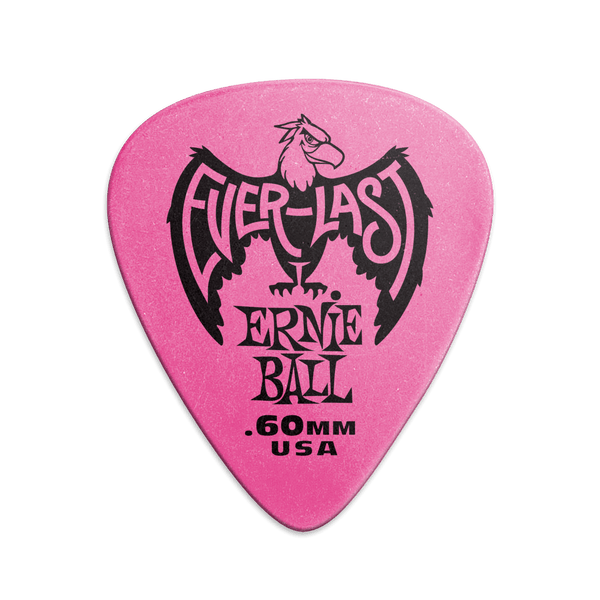 Ernie Ball Everlast Guitar Picks, Pink .60mm, 12-pack (P09179) - Royal | Musiqi Alətləri mağazası